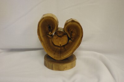 Natural Wood Heart - image2
